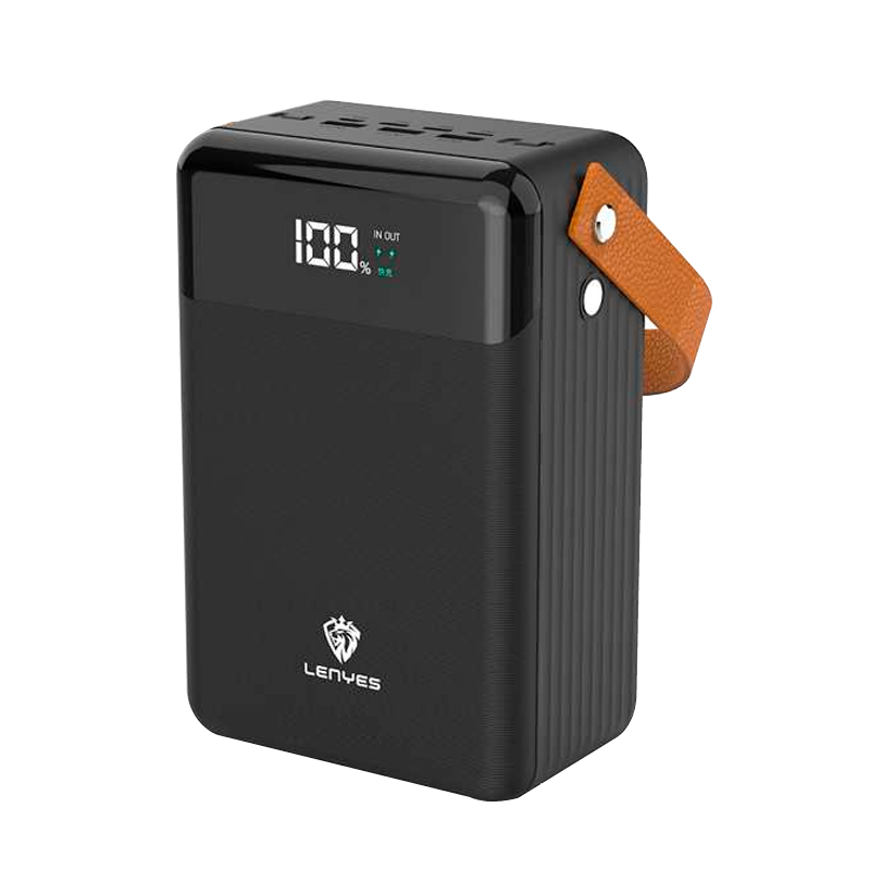Powerbank Carga Rapida Lenyes Px891 80000 Mah Negro