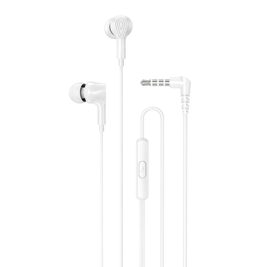 Audífonos In Ear Hoco M102 3.5mm Ingenious Blanco