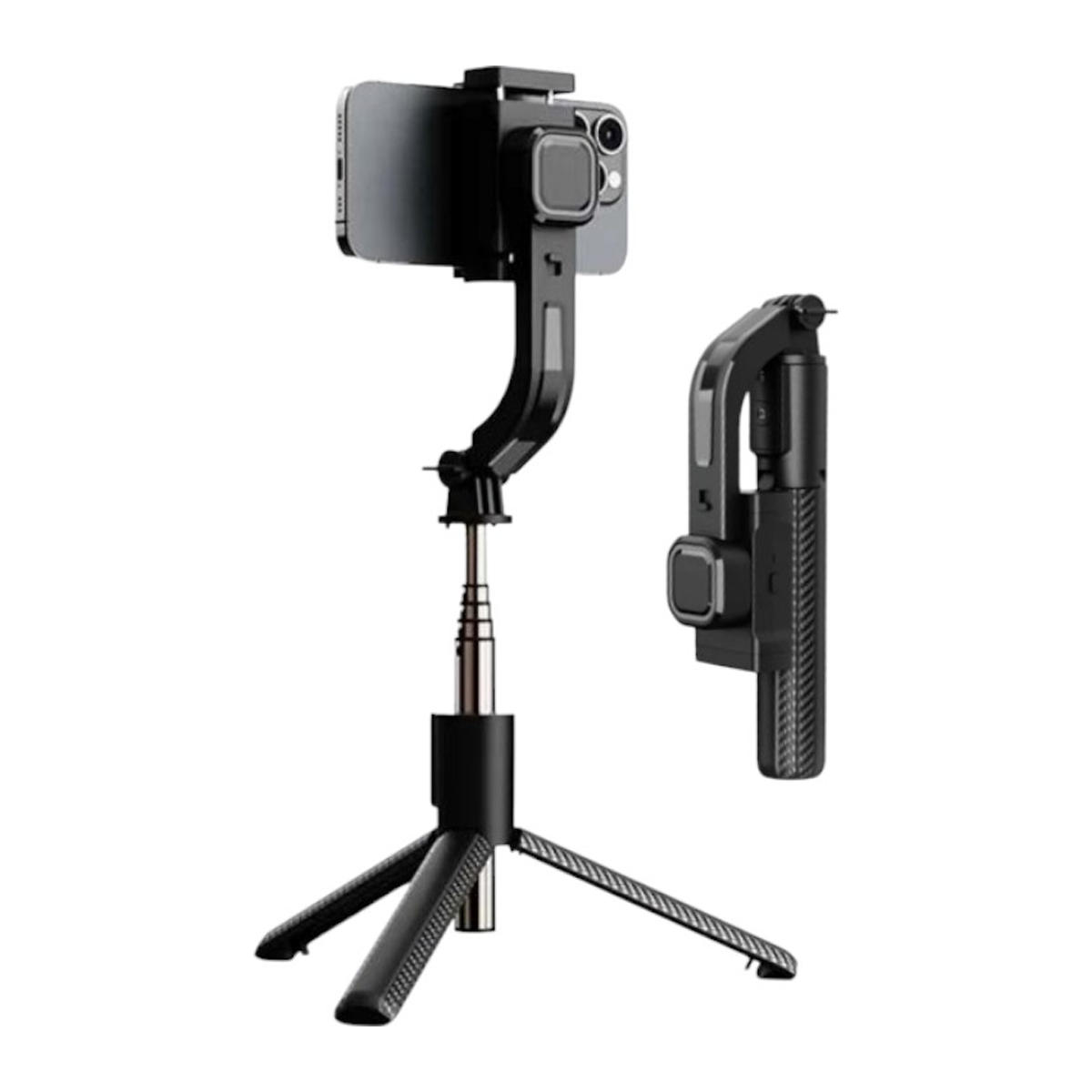 Estabilizador Mini Gimbal Celular 2 en 1 y trípode C06h Negro