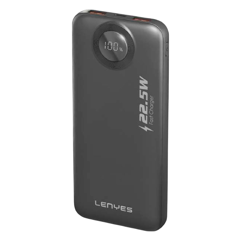 Powerbank Carga Rapida Lenyes Px187D 10000 Mah Negro