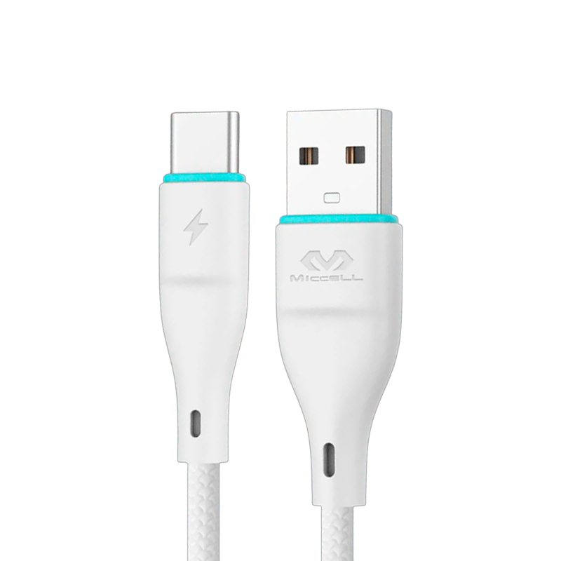 Cable Usb a Tipo C Miccell Vq-d06 Blanco