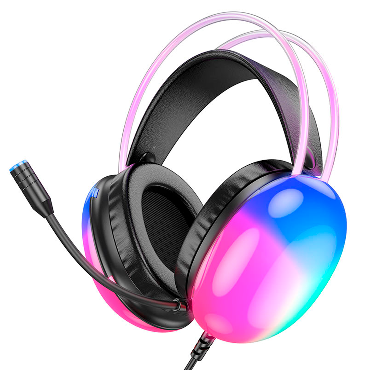 Audifonos Gamer Hoco Headser Hoco W109 Plus Negro
