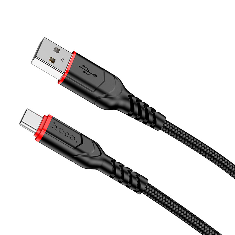 Cable Usb a Tipo C 3 Metros Hoco X59 Victory Negro
