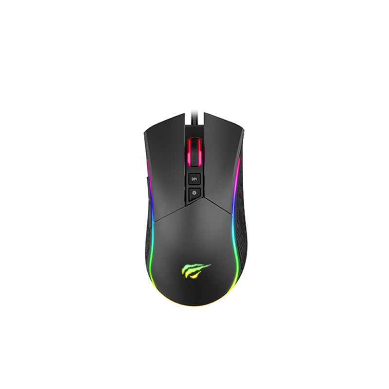 Mouse Gamer Gamenote Ms1001 Rgb 6400dpi Negro – imagen 3