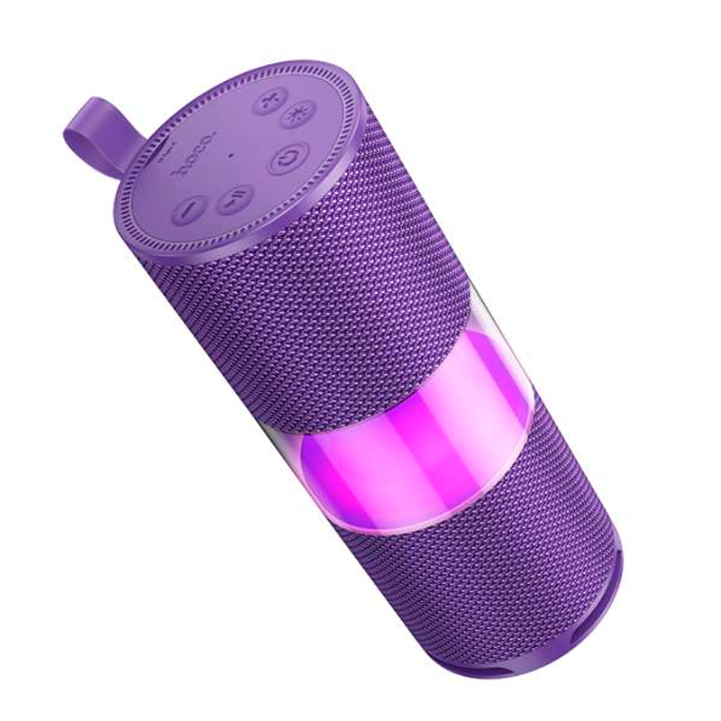 Parlante Bluetooth Hoco Hc29 Fm Tf Aux Tws Morado