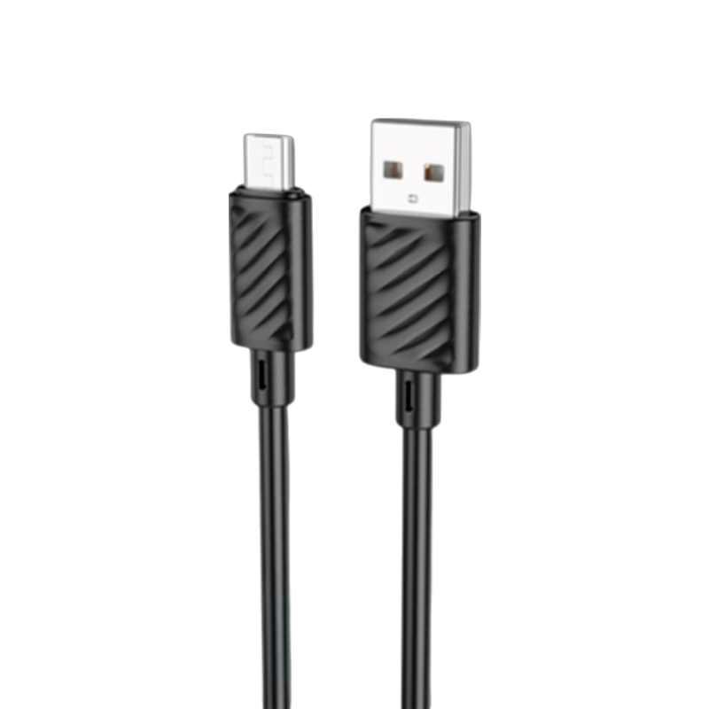 Cable Usb a Micro Usb Hoco X88 Gratified 2 Metros Negro