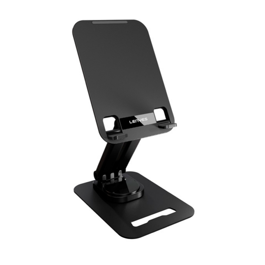 Soporte De Escritorio Para Smartphone Tablet Lenyes Cr139 Negro