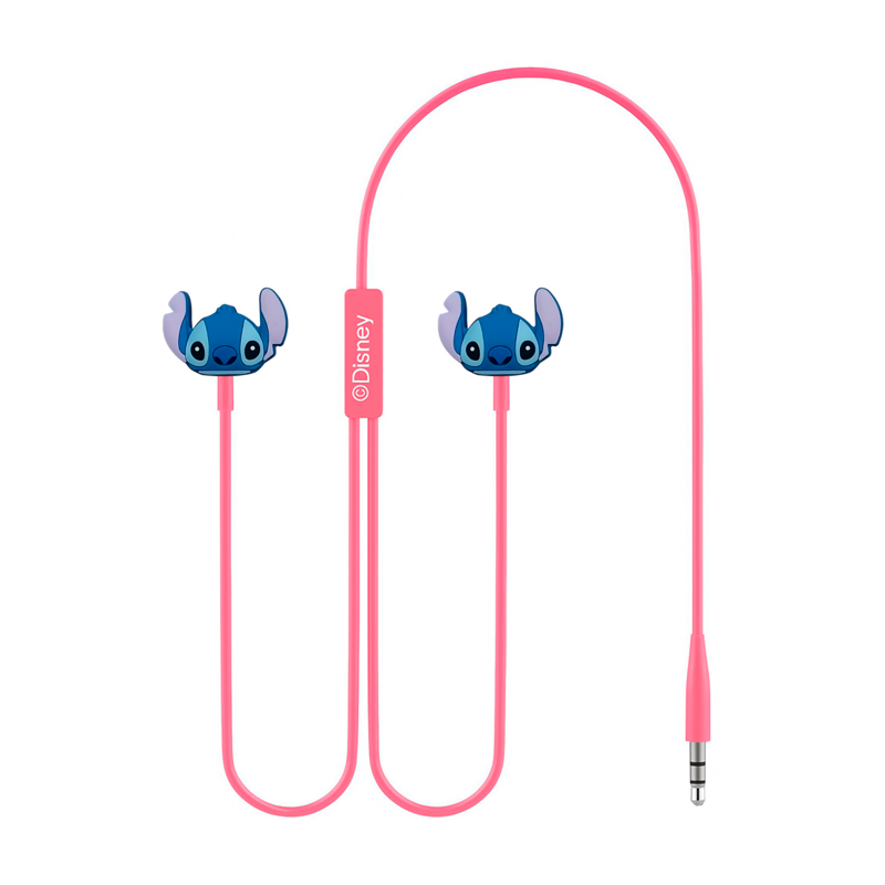 Audífonos In Ear 3.5mm Stitch Color Rosado