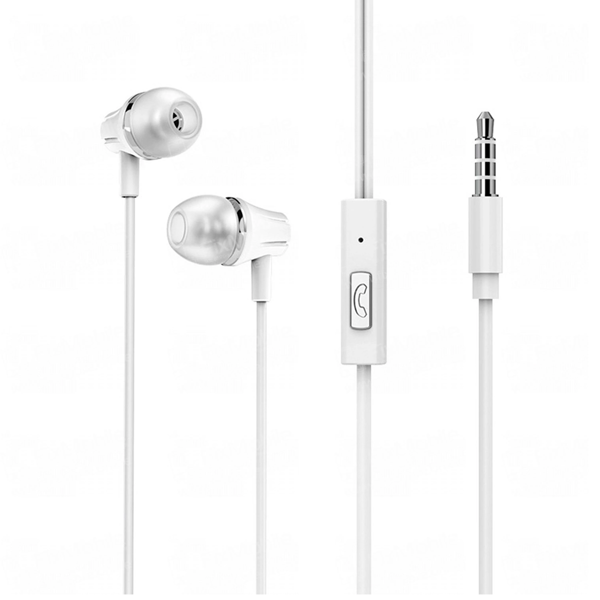 Audífonos In Ear Borofone Bm21 3.5mm Blanco