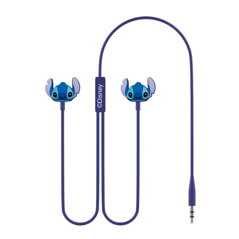 Audífonos In Ear 3.5mm Stitch Color Morado