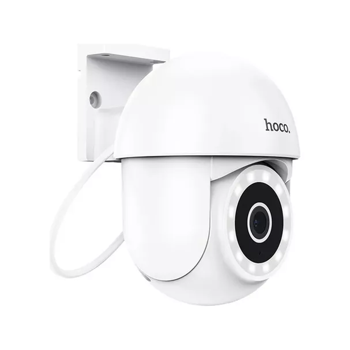Cámara Seguridad Wifi Video Hoco D2 Full Hd Blanco