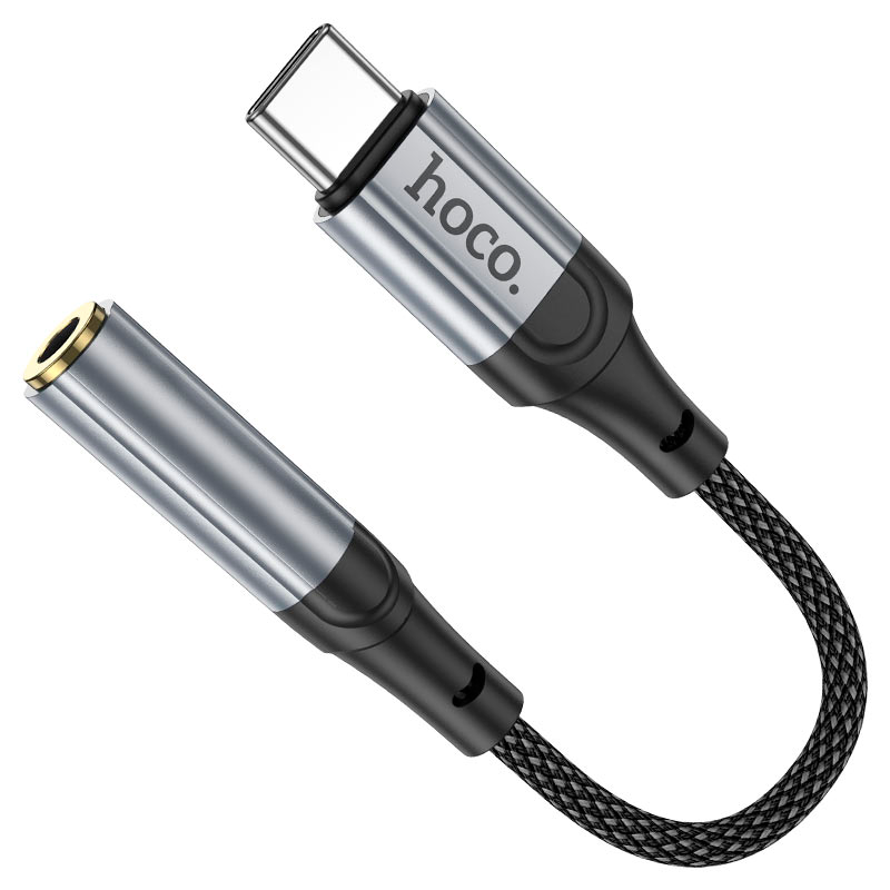 Cable Audio Tipo C a 3.5mm Hoco Ls36 Fresh Negro