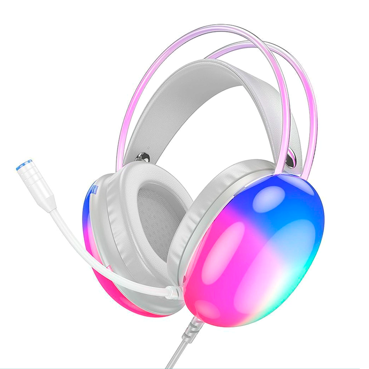 Audifonos Gamer Hoco Headser Hoco W109 Plus Blanco
