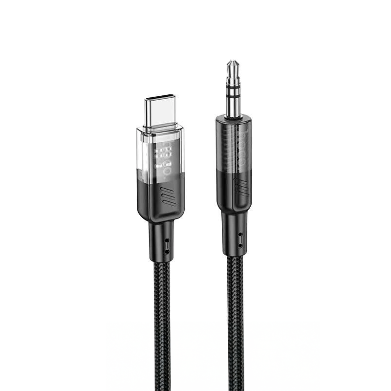 Cable Auxiliar a Tipo C Hoco Upa27 Spirit Negro
