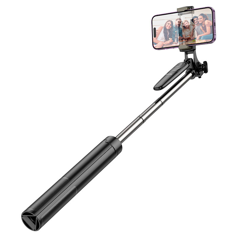 Baston Selfie Tripode Bluetooth Hoco K19 Soul Live Negro