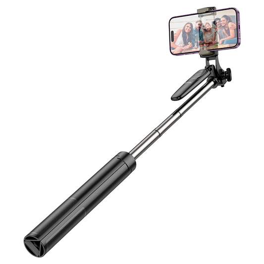 Baston Selfie Tripode Bluetooth Hoco K19 Soul Live Negro