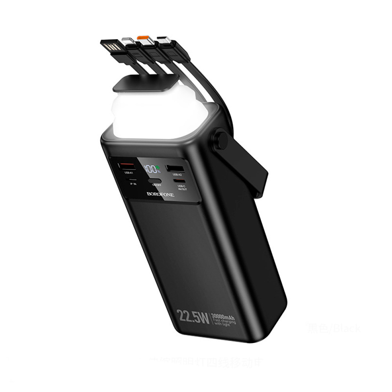 Powerbank Carga Rapida Borofone Bj65 High 30000 Mah Negro
