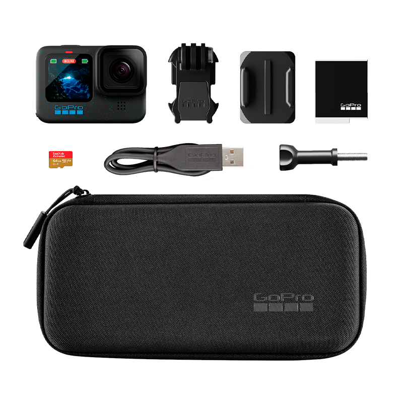 Camara Gopro Hero 12 Black Specialty Bundle Negro