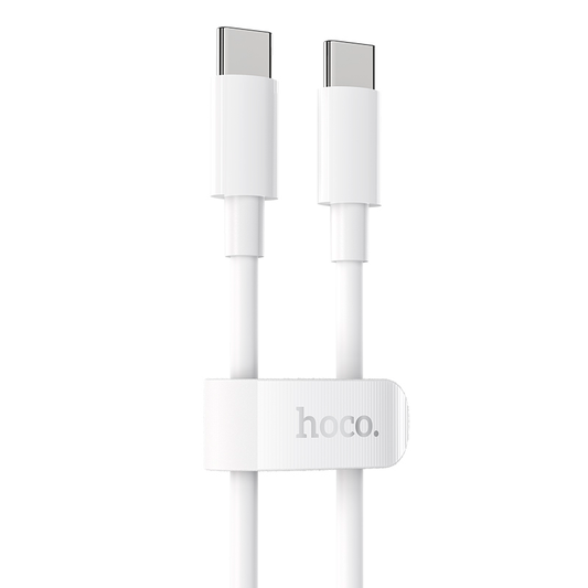 Cable Tipo C a Tipo C 100w Hoco X51 High Power 2M Blanco