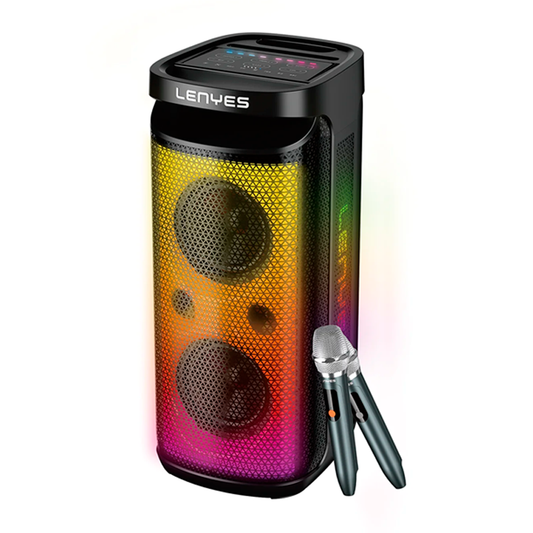 Parlante Bluetooth Lenyes S833 Karaoke Party 360w Negro