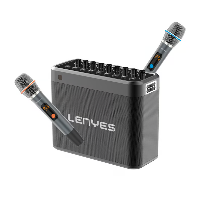 Parlante Bluetooth Lenyes S830 Karaoke 160w Negro