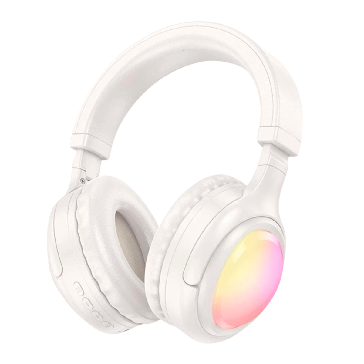 Audífonos Bluetooth Hoco W48 Headset Rgb Blanco