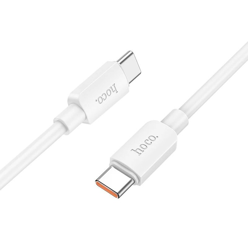 Cable Tipo c a Tipo C 100w Hoco X96 Hyper 1 Metro Blanco