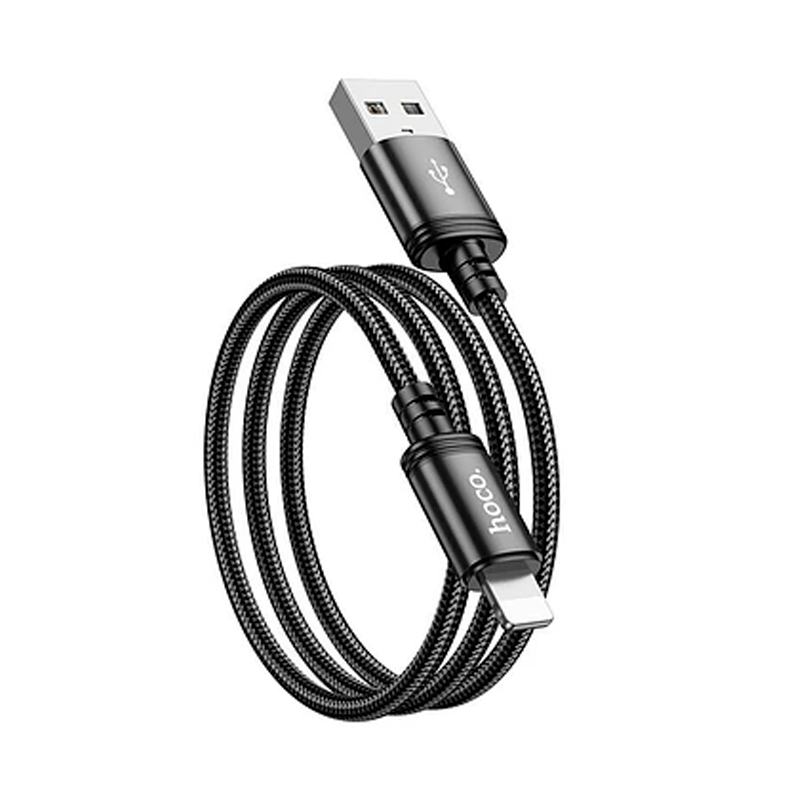 Cable Usb a Lightning Hoco X89 Nueva Caja Negro