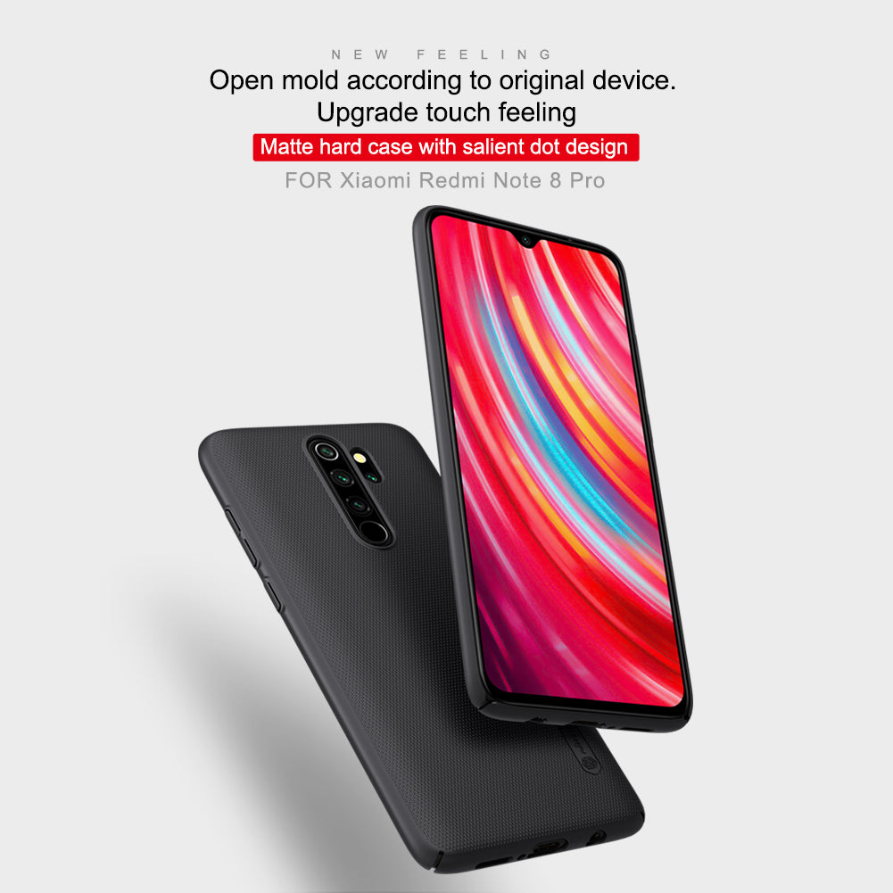 Xiaomi Redmi Note 8 Pro Carcasa Frosted Nillkin + Soporte ( disponible solo color Dorado) – imagen 6