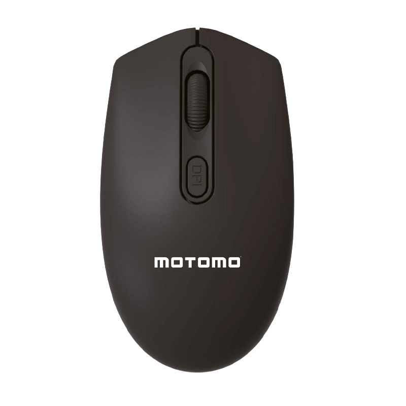 Mouse Inalambrico Motomo W70 1200 Dpi Negro
