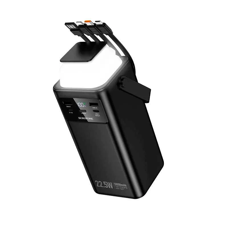 Powerbank Carga Rapida Borofone Bj65a High 50000 Mah Negro