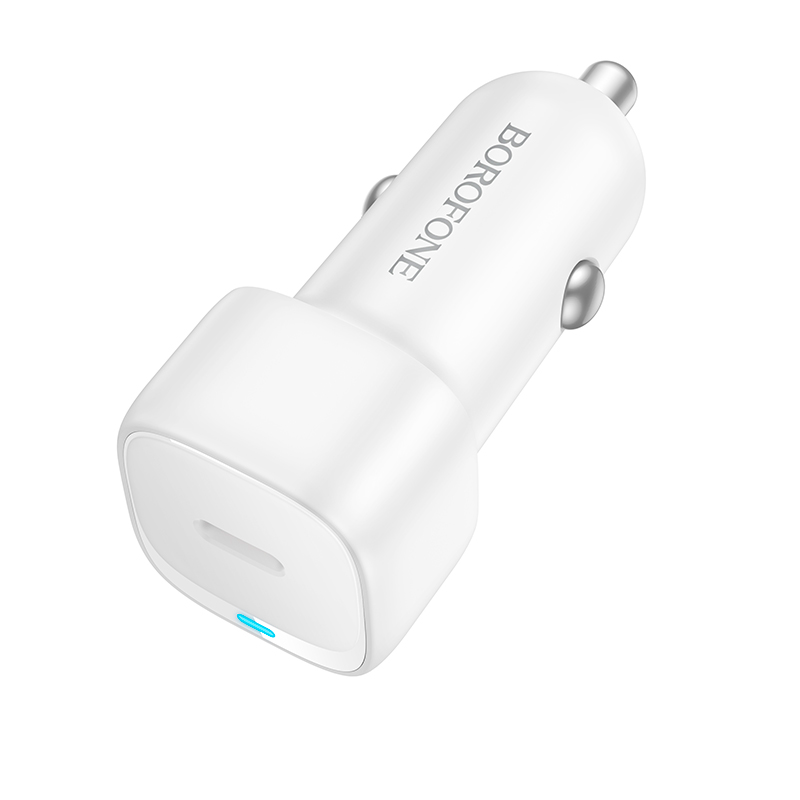 Cargador de Auto Borofone Bz34a 20w Blanco