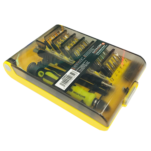 Set Atornillador 45 Piezas Intercambiables Con Extension Datacom – imagen 3