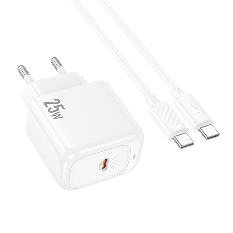 Cargador Carga Rapida Hoco Cs53a 25w + Cable Tipo C a Tipo C