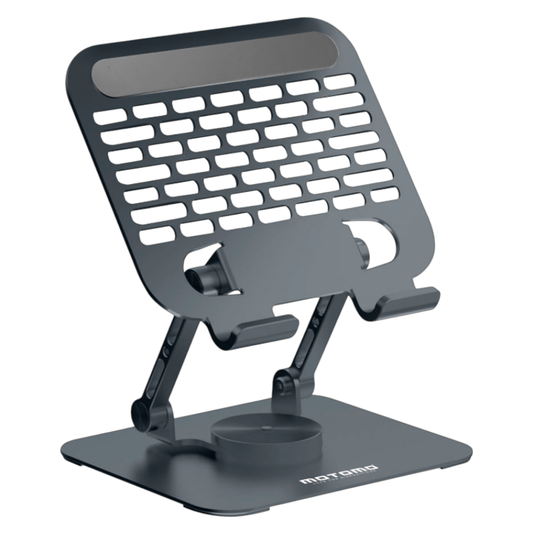 Soporte De Escritorio Aluminio Smartphone Tablet Motomo So-02 Gris