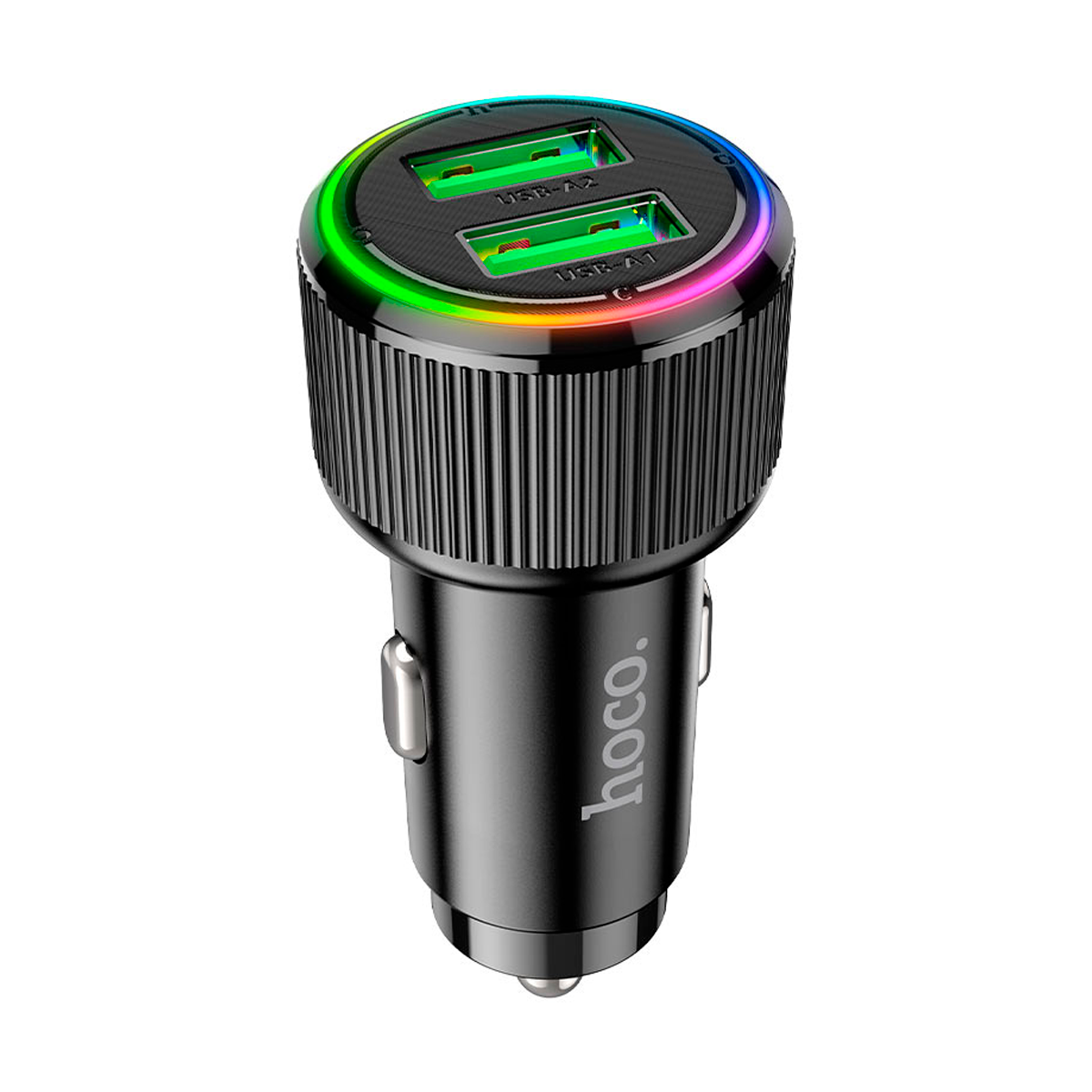 Cargador de Auto Hoco Nz14 Dual 36w Negro
