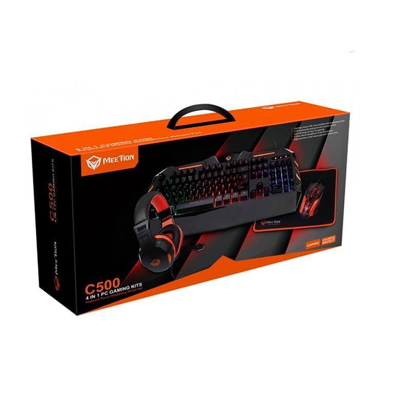 Kit Gamer Meetion 4 En 1 C500 Negro – imagen 2
