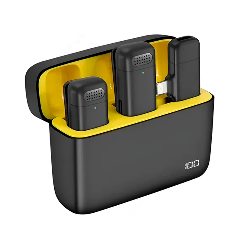 Kit Microfono Externo Motomo K6 Dual Tipo C Negro – imagen 4