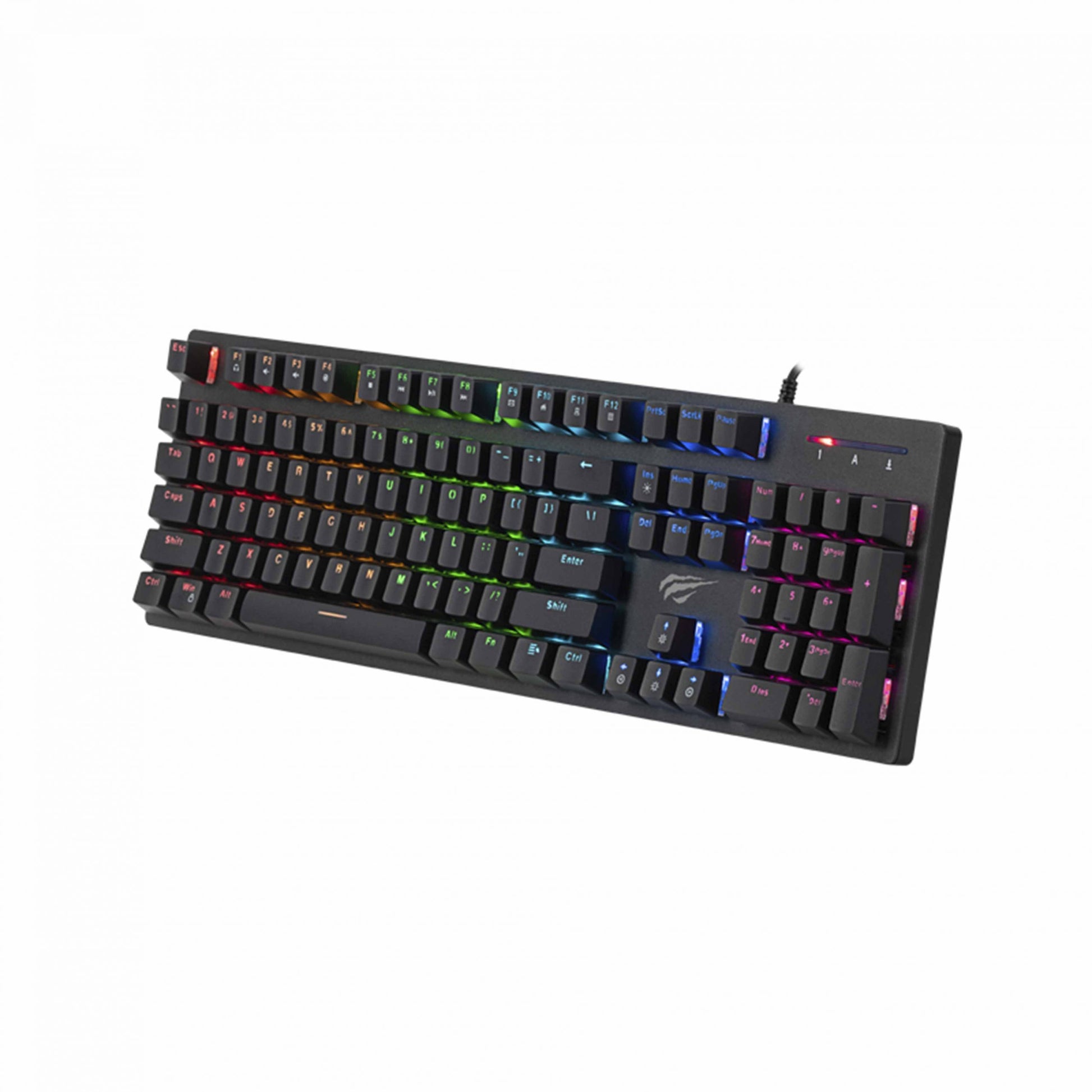 Teclado Gamer Mecanico Gamenote Rgb Kb858 Outemu Blue Negro – imagen 4