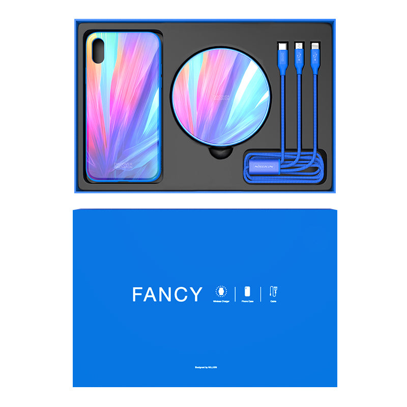 Apple Iphone X Cargador Inalámbrico + Cable + Carcasa Fancy Kit Nillkin – imagen 10