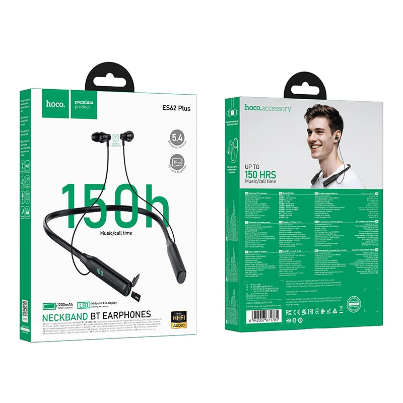 Audífonos In Ear Bluetooth Hoco Es62 Plus Negro – imagen 2