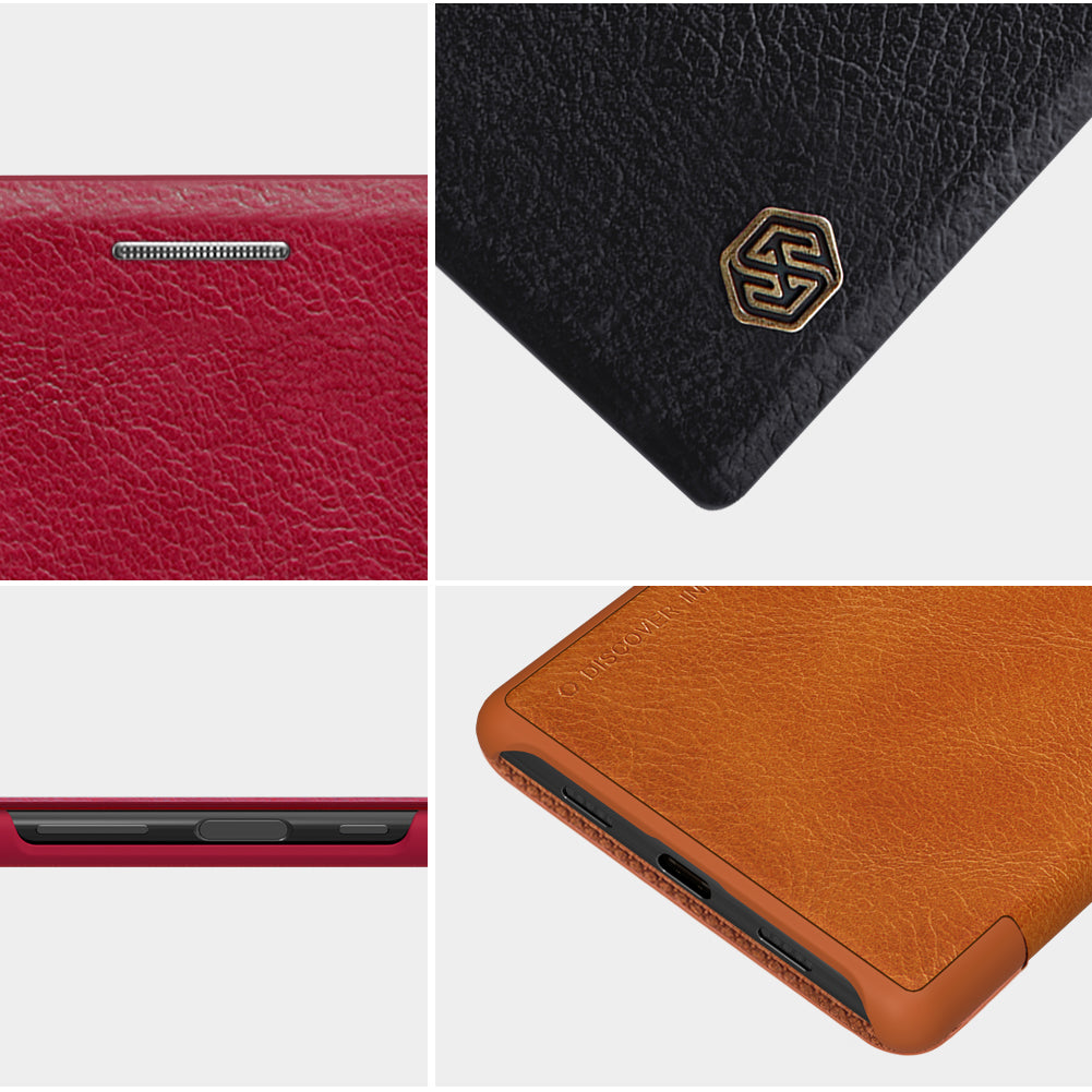 Sony Xperia 10 Plus Qin Flip Cover Cuero Nillkin – imagen 4
