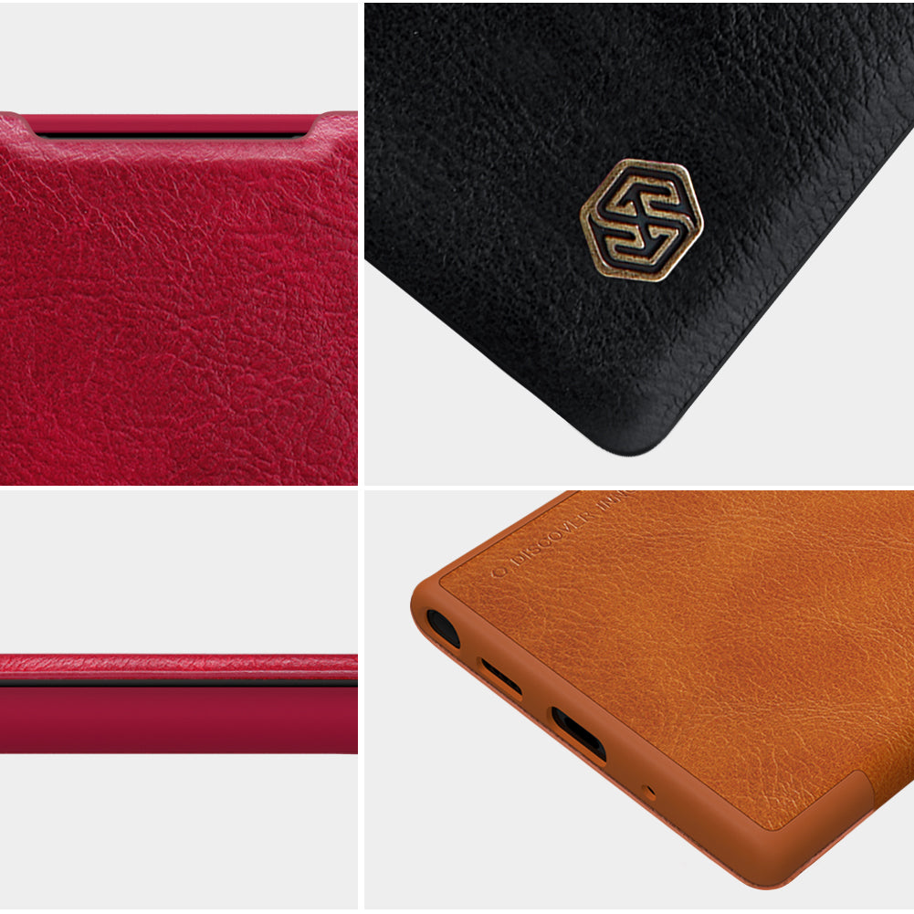 Samsung Galaxy Note 10 Qin Flip Cover Cuero Nillkin – imagen 5