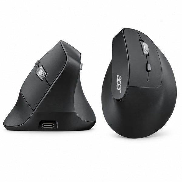 Mouse Vertical Ergonómico Inalámbrico Acer Omr241 Recargable 1600 DPI