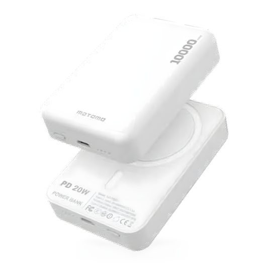 Powerbank Carga Rápida Motomo para MagSafe 10000mAh Blanco
