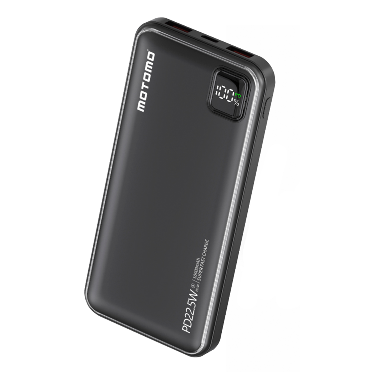 Powerbank Carga Rapida Motomo Mo-22l 10000 Mah Negro
