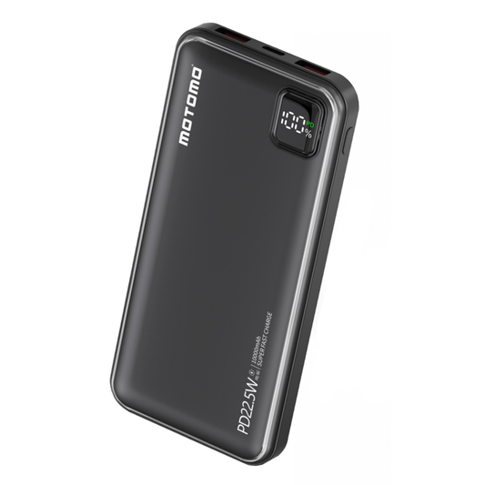 Powerbank Carga Rapida Motomo Mo-22l 10000 Mah Negro