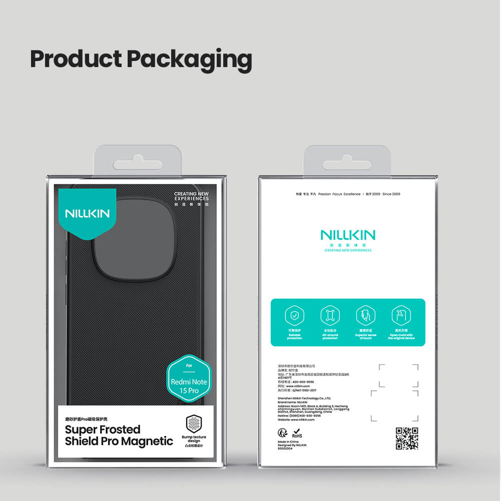 Carcasa Nillkin Super Frosted Pro Magnetica Para Xiaomi Redmi Note 15 Pro Plus – imagen 4