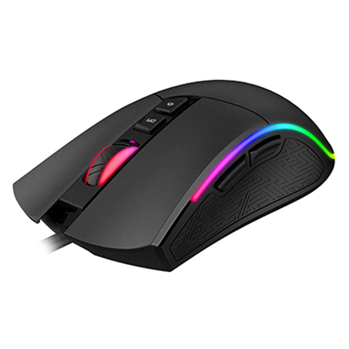 Mouse Gamer Gamenote Ms1001 Rgb 6400dpi Negro