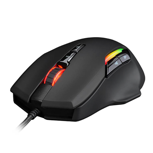 Mouse Gamer Gamenote Ms1012a 4800dpi Rgb Negro